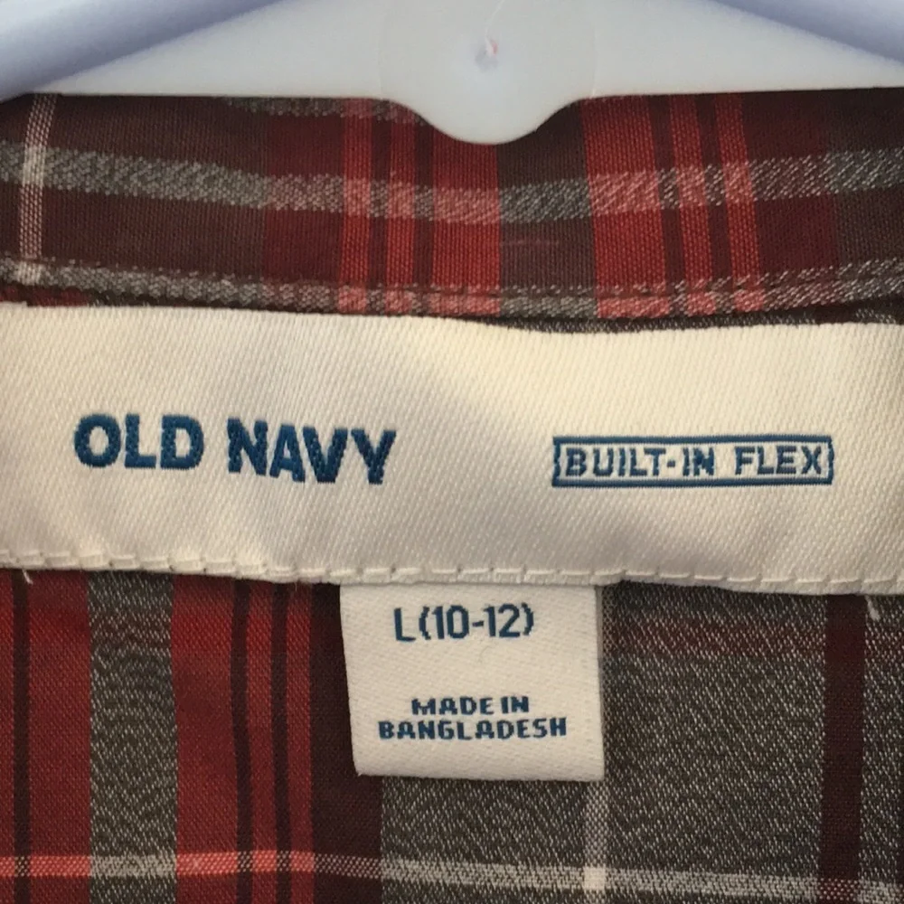 FINAL MARKDOWN Boys’ NWT Old Navy LS Button Down Shirt (L)